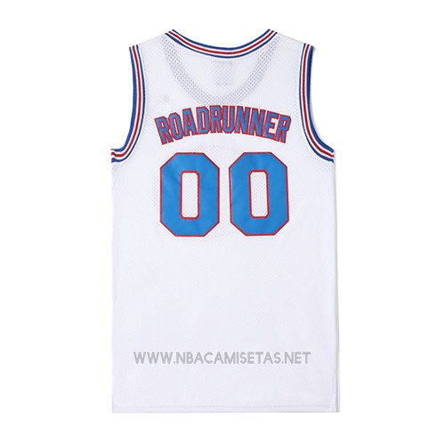 Camiseta Tune Squad Roadrunner NO 00 Blanco